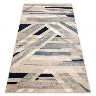 Carpet Wool NAIN Geometric 7706/51955 beige / blue