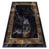 MIRO 51278.809 washing carpet Marble, greek anti-slip - black / gold