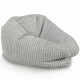 Pufa worek L Kids Softy – Szara Struktura
