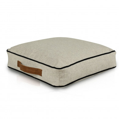 CottonEdge Classic 46x46 – floor cushion with piping