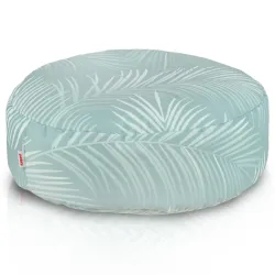 Round Footstool Pouffe - Premium Printed Fabric – view 13