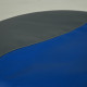 Blue footstool pu leather
