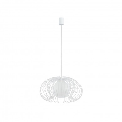 MERSEY white pendant lamp I, 120cm drop 5295