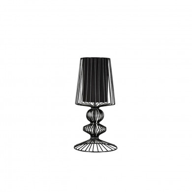 AVEIRO Black wire table lamp, height 43 cm 5411