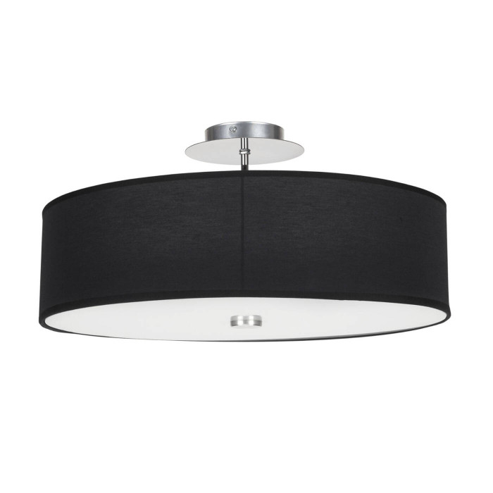 Lampa sufitowa plafon VIVIANE śr 50cm czarny 6390