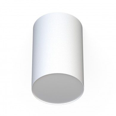 POINT PLEXI WHITE ceiling lamp/spotlight, diameter 13 cm, 6528