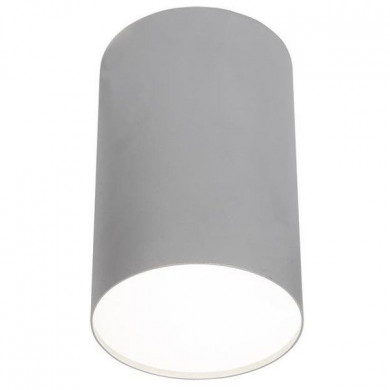POINT PLEXI SILVER L ceiling lamp/spotlight, diameter 13 cm 6531