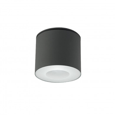 HEXA graphite tube GU10 outdoor spotlight IP44 | graphite 9565