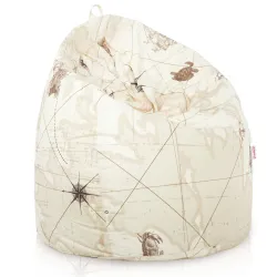 Bean Bag Chair - Premium Printed Fabric