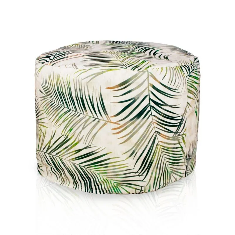 Round Cylinder Pouffe - Premium Printed Fabric – view 32