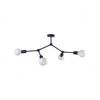 TWIG IV black loft ceiling lamp, width 79cm 9140