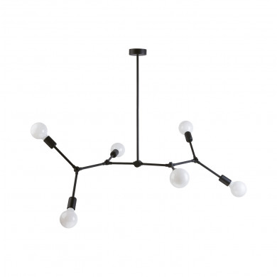 Loft ceiling lamp TWIG VI black, width 110 cm 9138