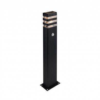 RIO SENSOR outdoor post with sensor, black, 65 cm, 9097
