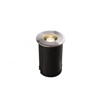 PICCO LED M drive-over luminaire, silver, diameter 6 cm, 9105