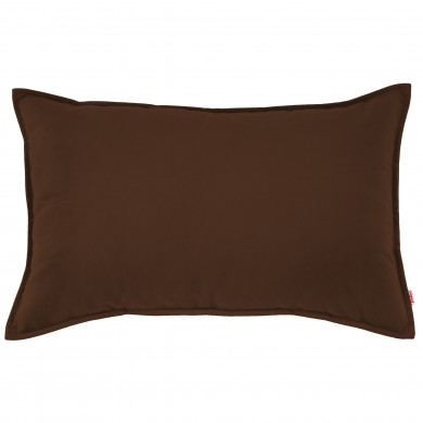 Brown cushion rectangular velvet