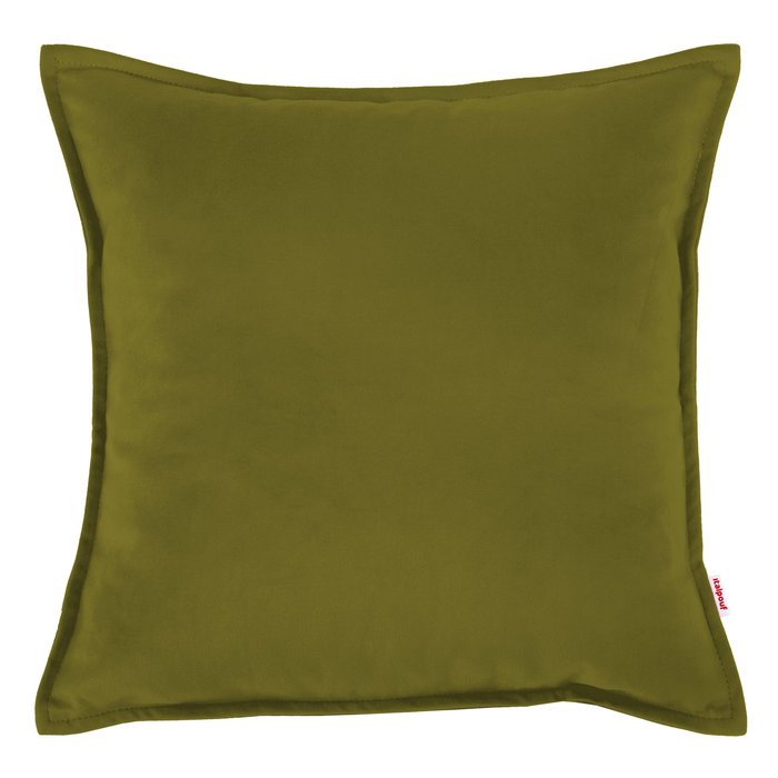 green cushion square velvet
