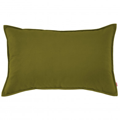 Green cushion rectangular velvet