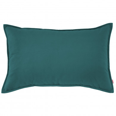 blue cushion rectangular velvet