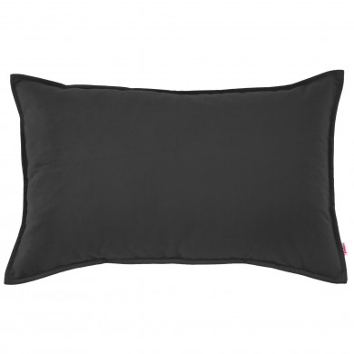 Dark Gray cushion rectangular velvet