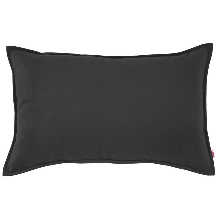 Dark Gray cushion rectangular velvet