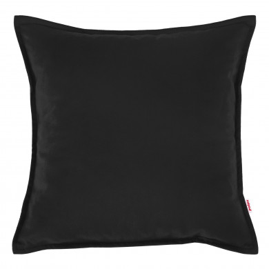 Black cushion square velvet