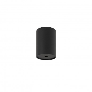 Single mounting box CAMELEON CANOPY E black 8550