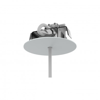 CAMELEON CANOPY F WHITE flush-mounted holder, white, diameter 8cm 8548