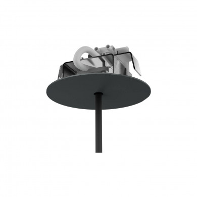 CAMELEON CANOPY F BLACK flush-mounted bracket, black, diameter 8 cm 8547
