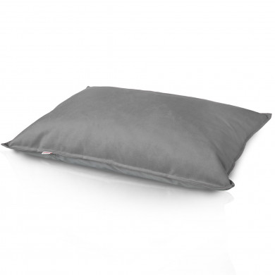 Gray dog cushions velvet