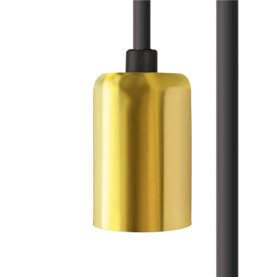 8660 Suspension "CAMELEON CABLE E27 7 M BLACK/BRASS" BLACK/ BRASS 8660