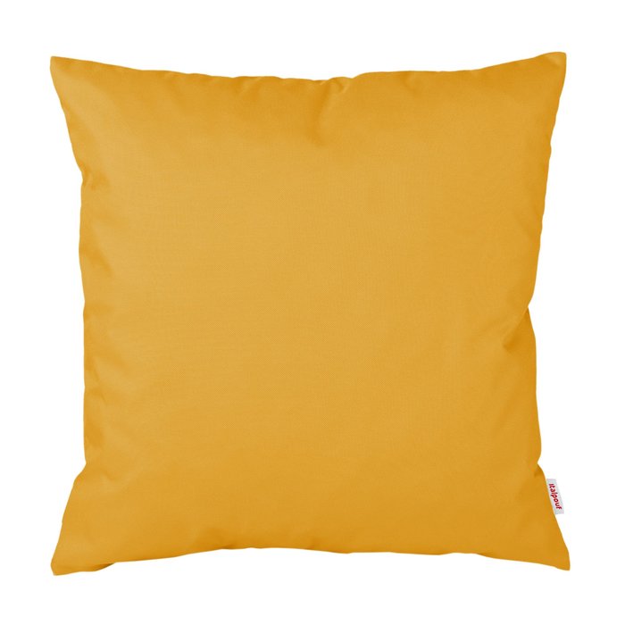 Yellow pillow outdoor square