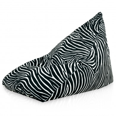 Bean bag bermuda zebra