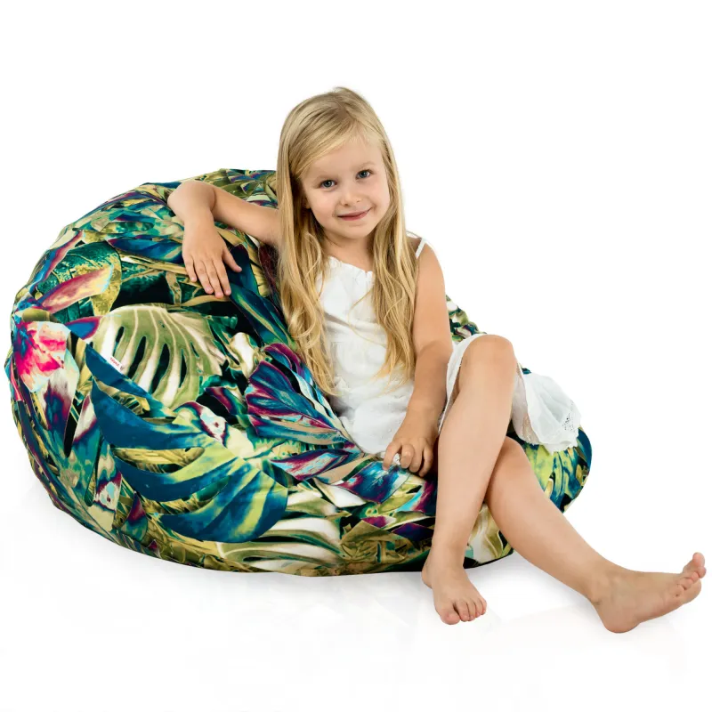 Kids Bean Bag Chair L - Premium Printed Fabric – view 95