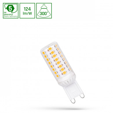 LED G9 230V 4.5W NW SMD 5 YEARS PREMIUM SPECTRUM