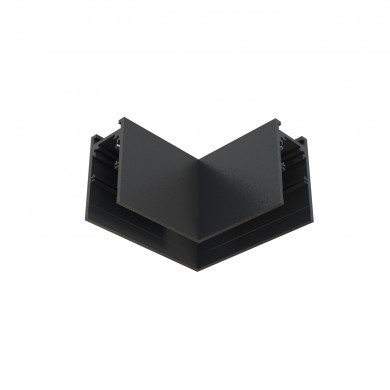 Surface-mounted horizontal corner connector TRACK LVM 48V | black 10164