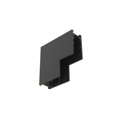Surface-mounted wall/ceiling angle corner for TRACK LVM 48V magnetic track | black 10165