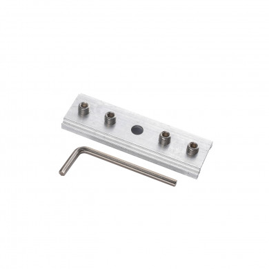 LVM Allen magnetic rail mounting clamp connector | silver 10171