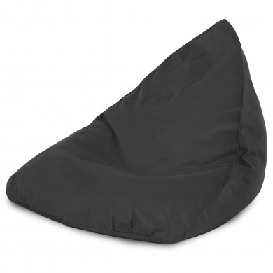 Dark grey bean bag Bermuda velvet