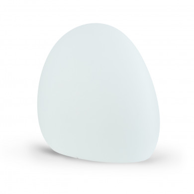 STONE L 80cm E27 stone garden lamp | white 10581