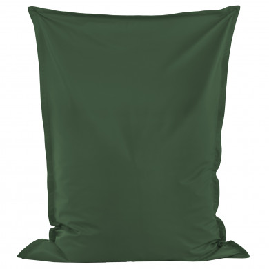 Dark green bean bag pillow children pu leather