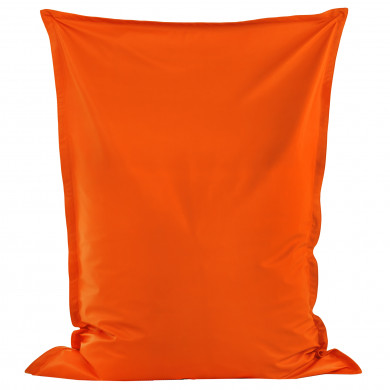 Orange bean bag pillow children pu leather