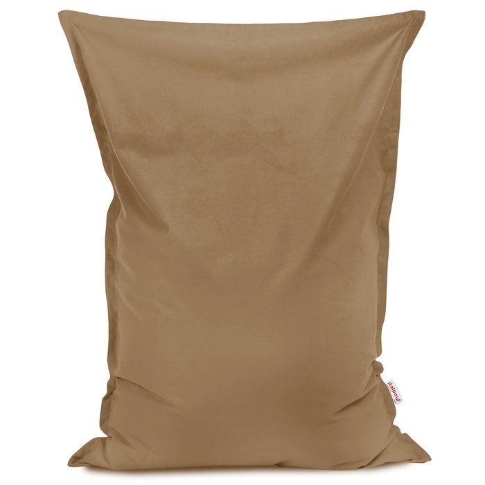 Beige bean bag pillow children velvet