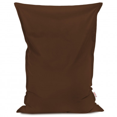 Brown bean bag pillow children velvet