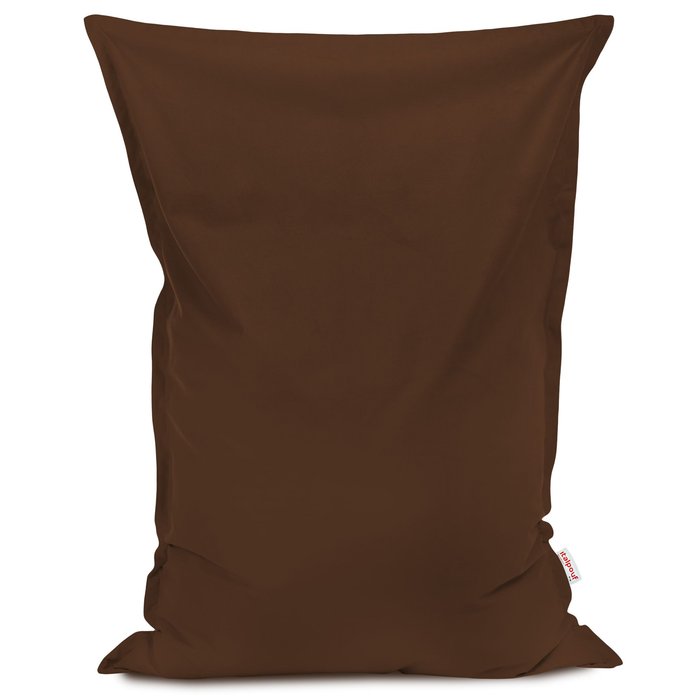 Brown bean bag pillow children velvet