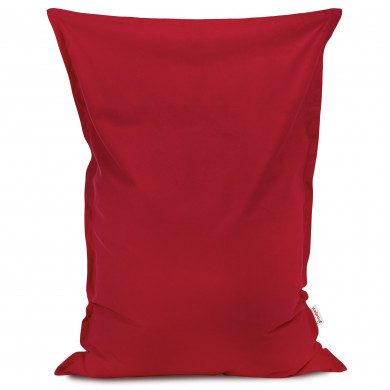 Red bean bag giant pillow velvet