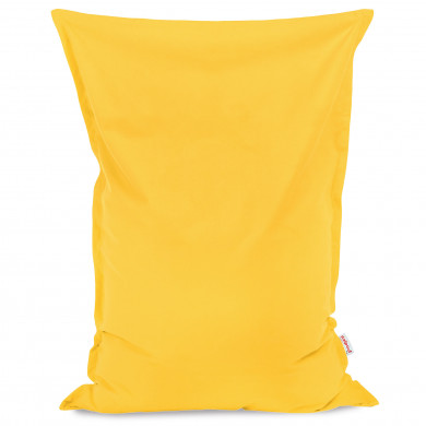Yellow bean bag pillow children velvet