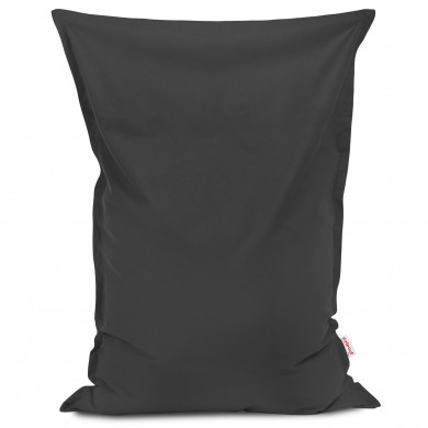 Dark grey bean bag giant pillow velvet