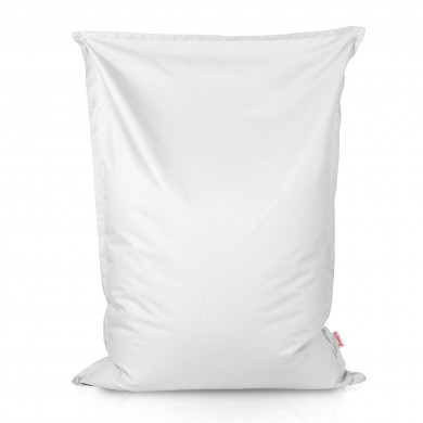 White bean bag pillow children outdoor