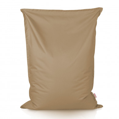Beige bean bag pillow children outdoor