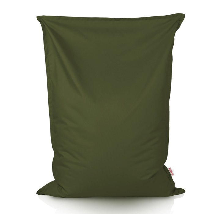 Dark green bean bag giant pillow XXL outdoor